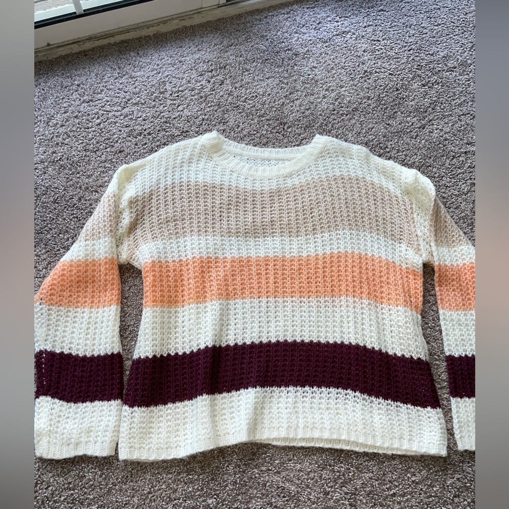 Large knit sweater from target.